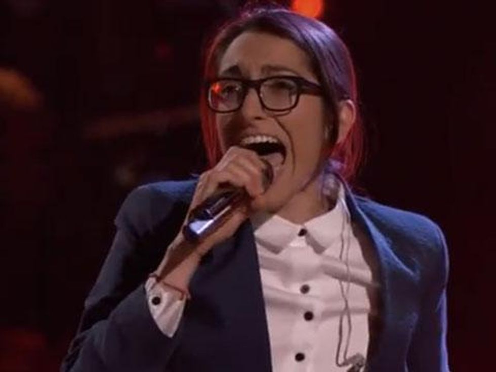 WATCH: Michelle Chamuel Returns to The Voice with 'Go Down Singing' 