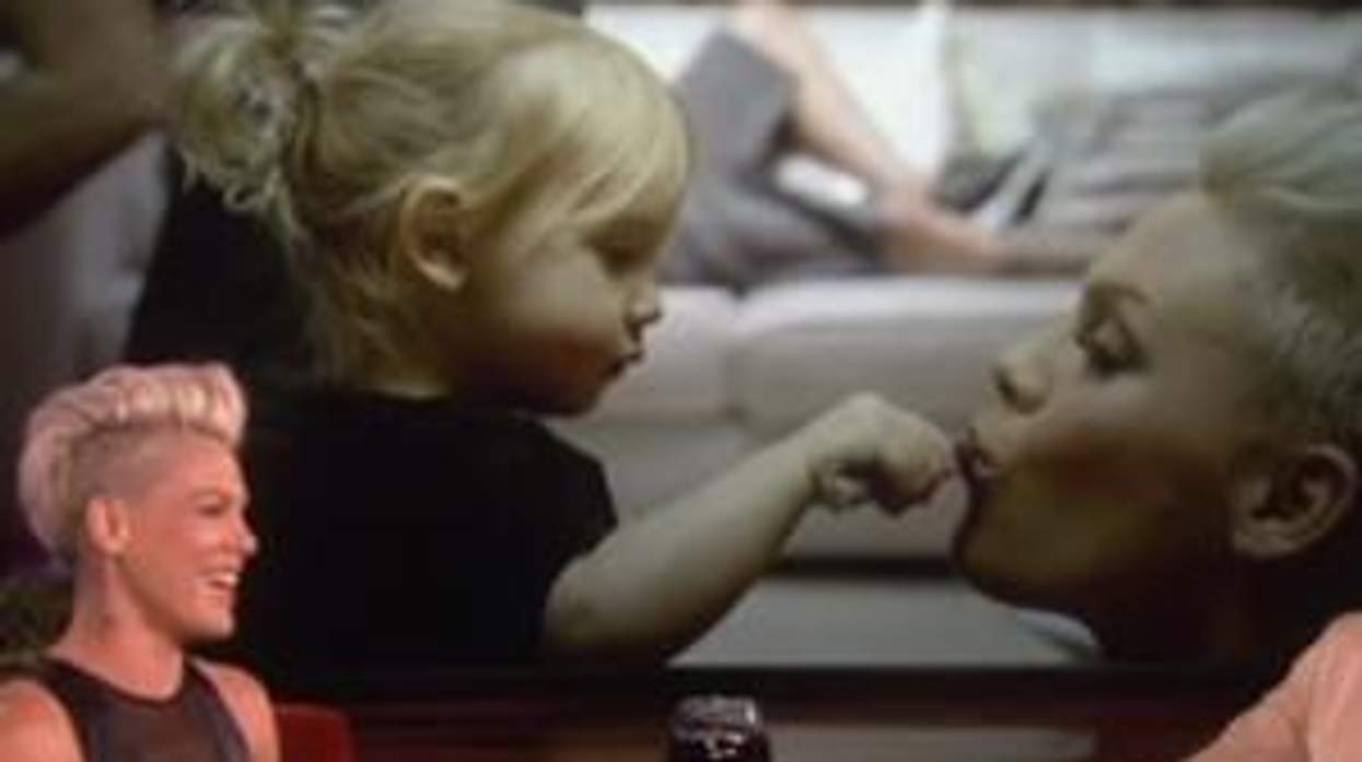 WATCH: Pink Tells Ellen She's In Love with a Girl — Her 2-year-old Daughter, Willow