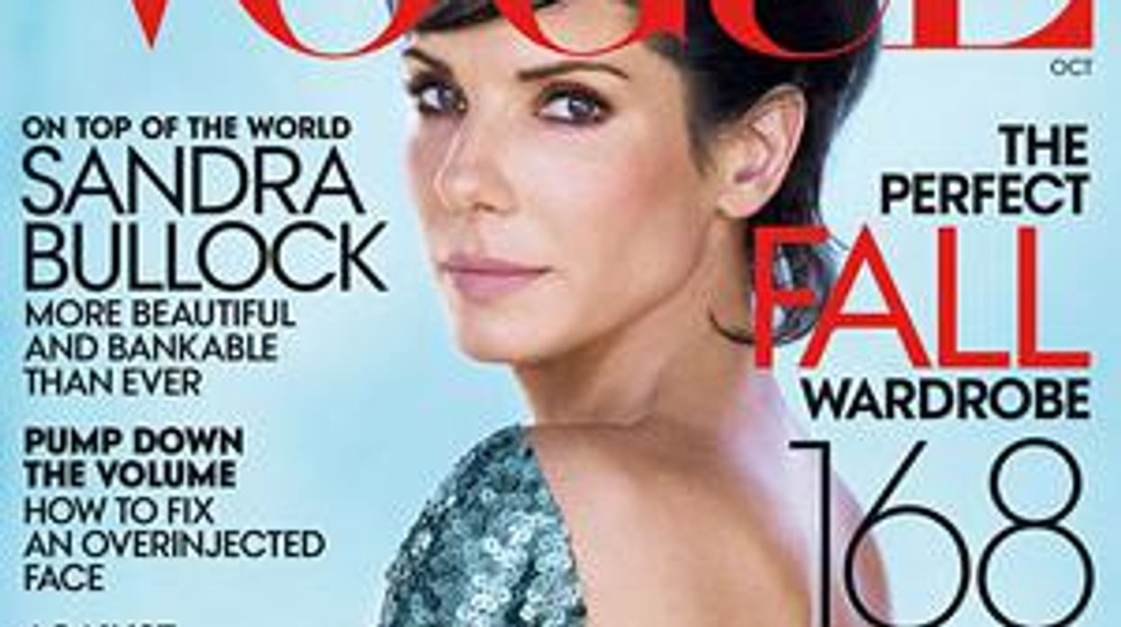 Shot of the Day: Sandra Bullock Is On Top (of the World) for Vogue