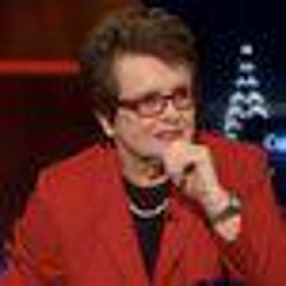WATCH: Billie Jean King Talks Battle of the Sexes with Stephen Colbert 
