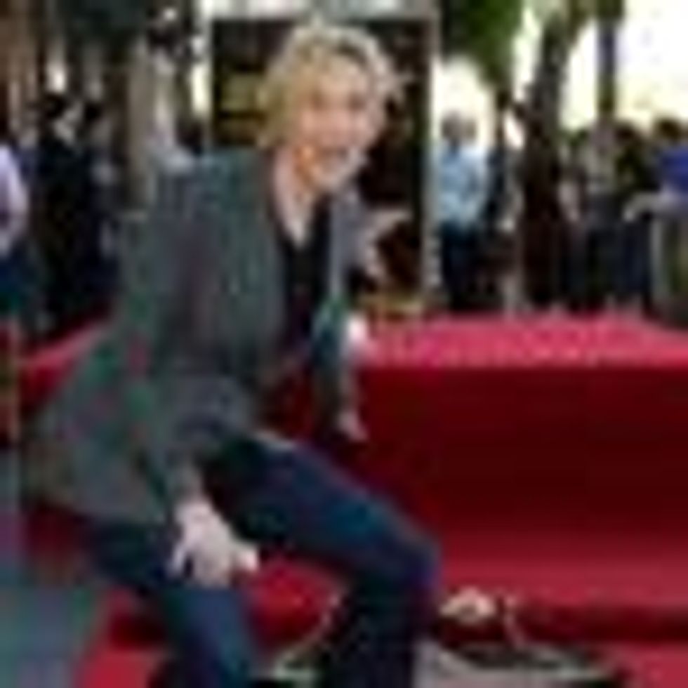 Shot of the Day: Jane Lynch Gets her Star on the Hollywood Walk of Fame 