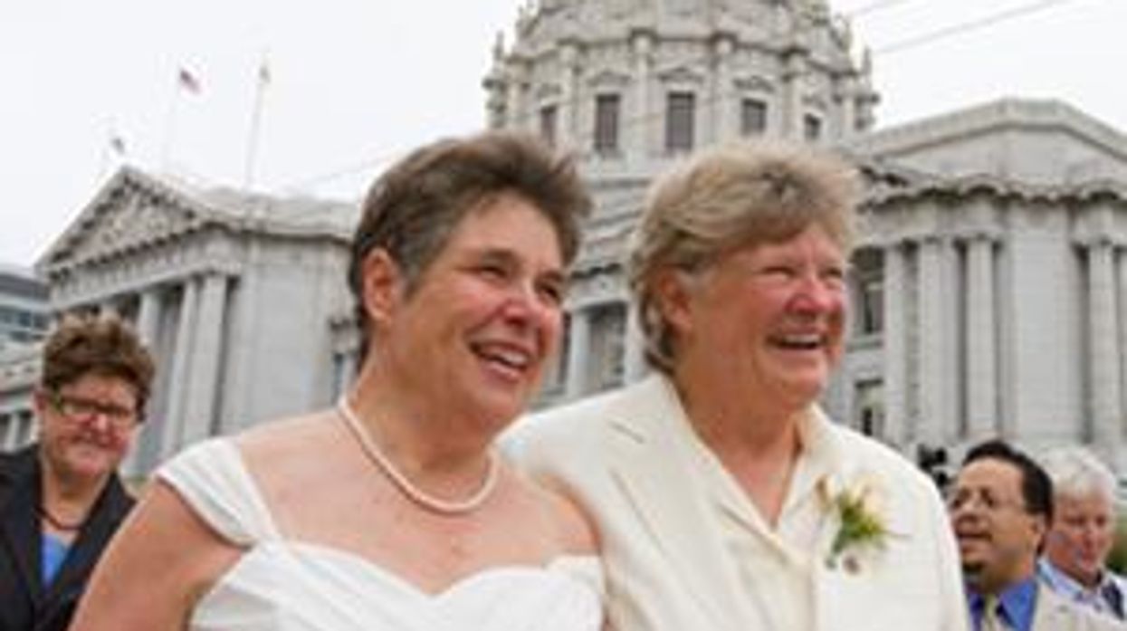 Kathy Wolfe, Founder of Lesbian Film Company Wolfe Video, Gets Hitched in San Francisco