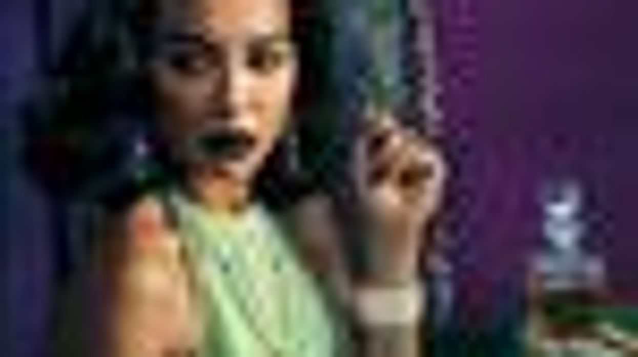 Shot of the Day: Naya Rivera Plays Noir Strip Poker for Complex