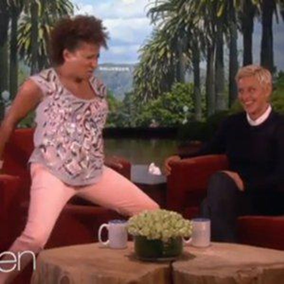 WATCH: Wanda Sykes Riffs With Ellen DeGeneres On Aging, Urinary Difficulties, and Her Wife's Caulk