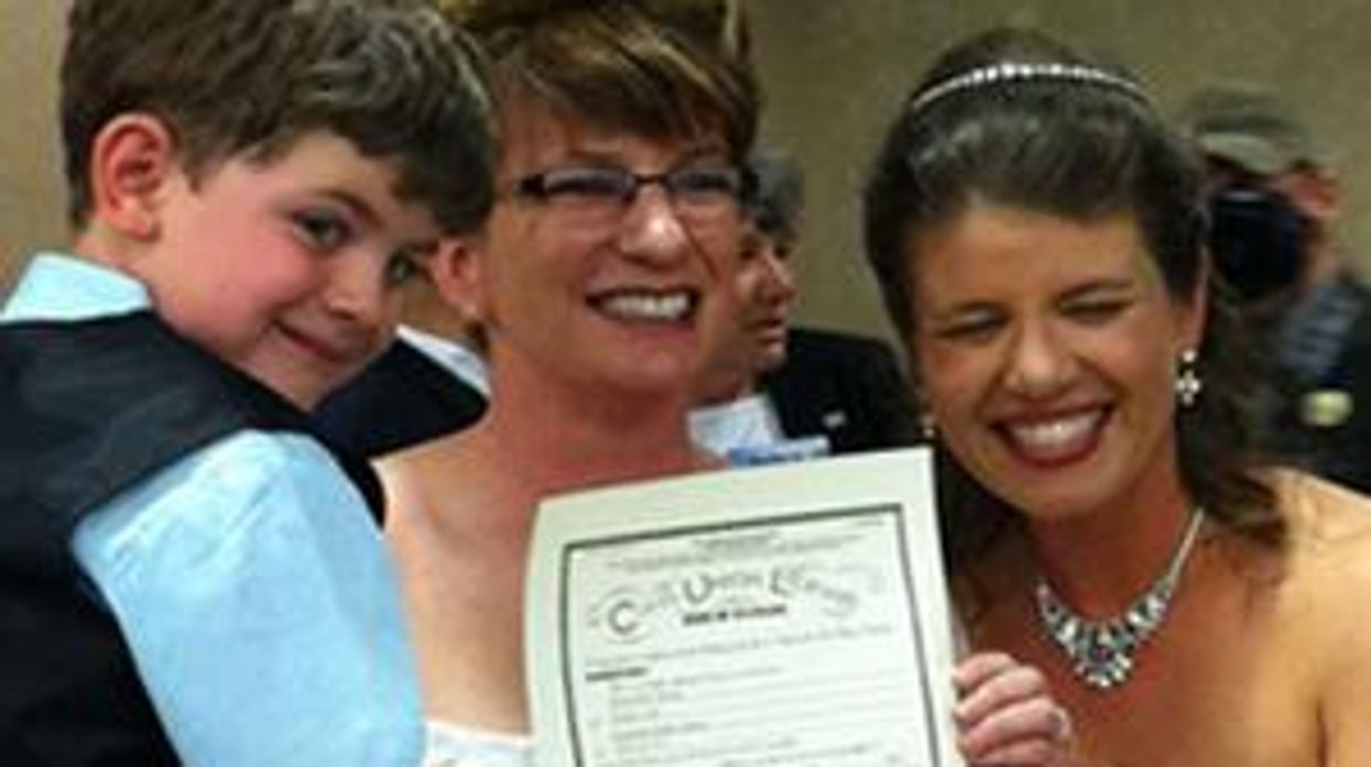 Shot of the Day: Colorado's First Civil Union Recipients Are Lesbian Moms