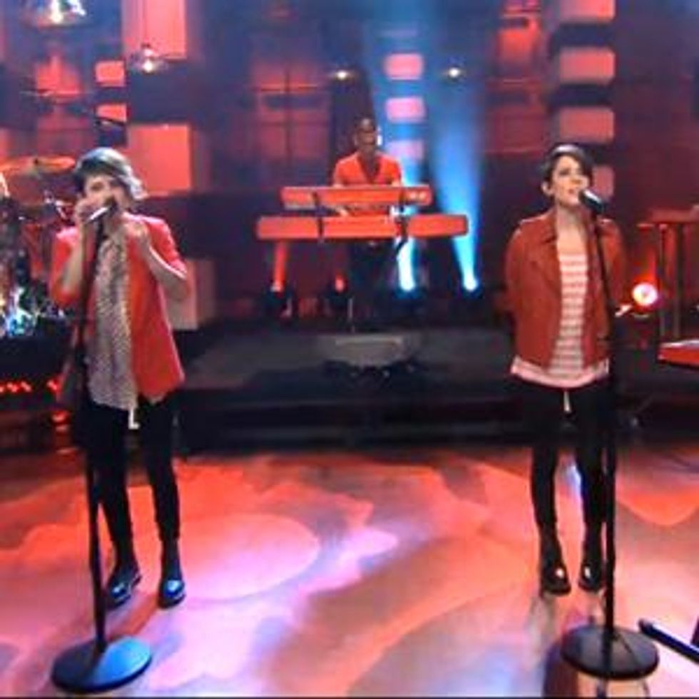 Watch: Tegan and Sara Get 'Closer' to Equality on Jay Leno