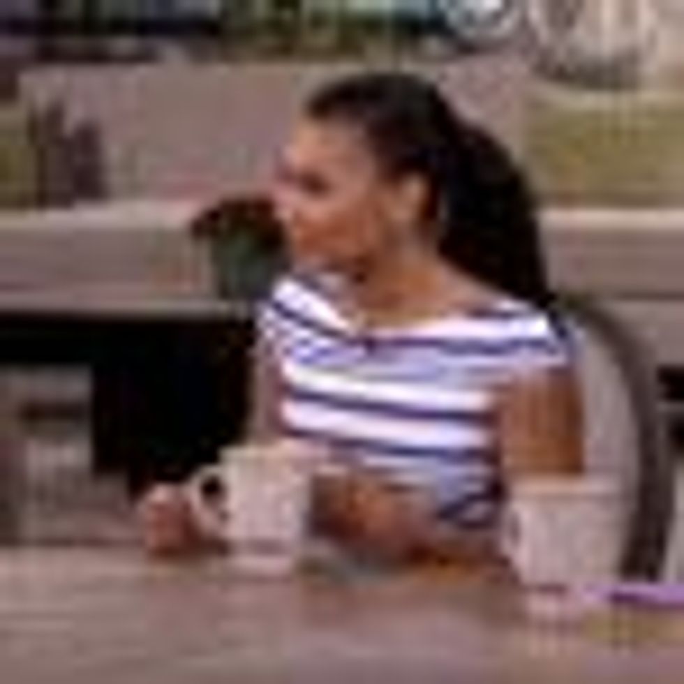 Watch: 'The Talk's' Sara Gilbert Asks Naya Rivera About Playing Lesbian on 'Glee'