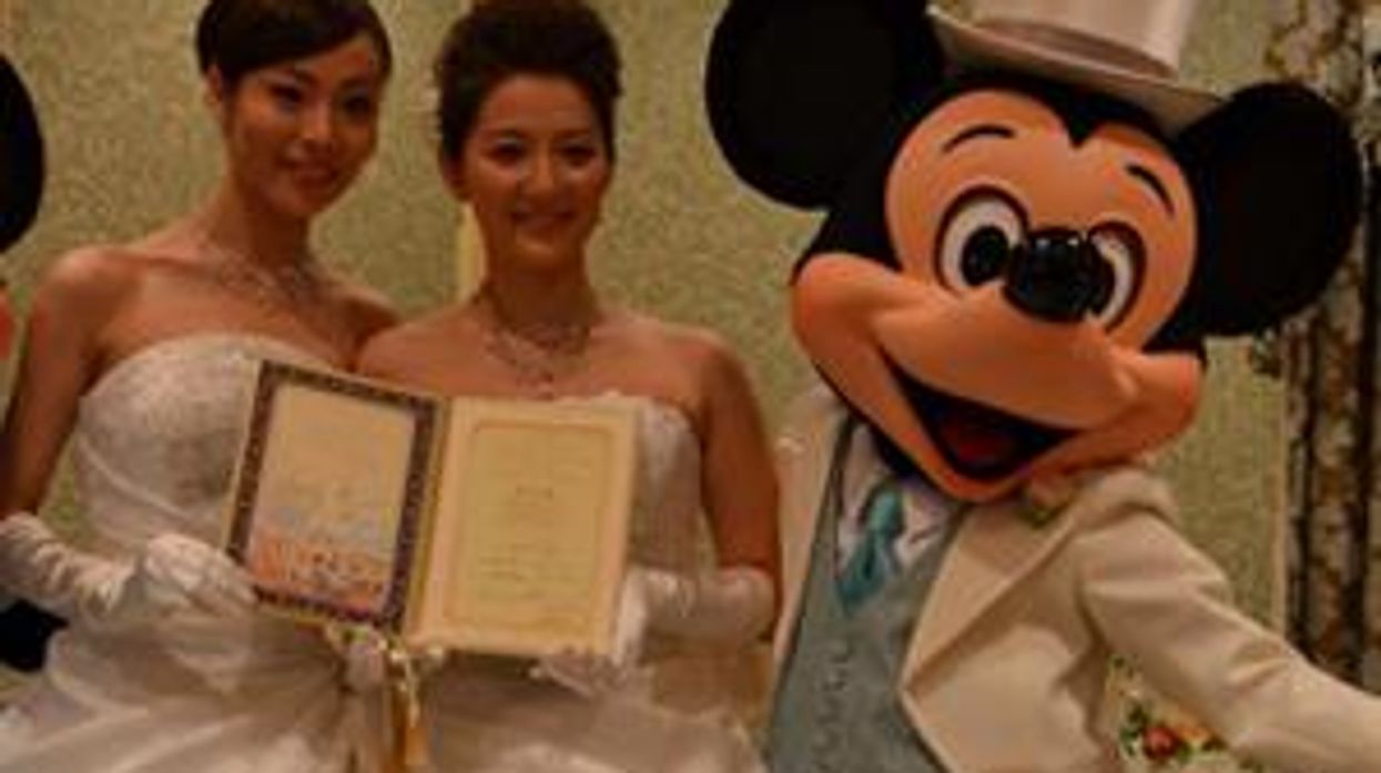 Lesbian Couple First to Marry At Tokyo Disney