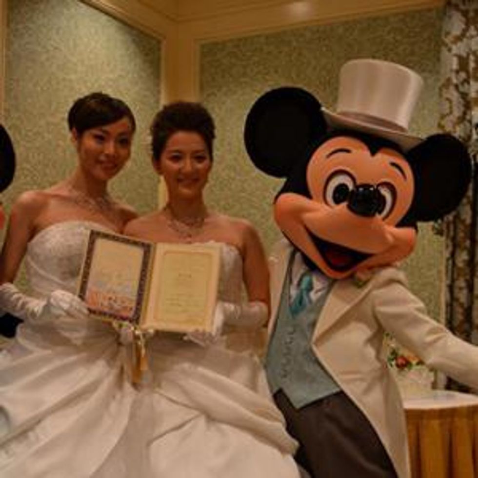 Lesbian Couple First to Marry At Tokyo Disney