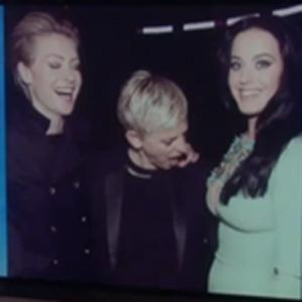 Watch: Ellen DeGeneres On The Infamous Grammy Photos