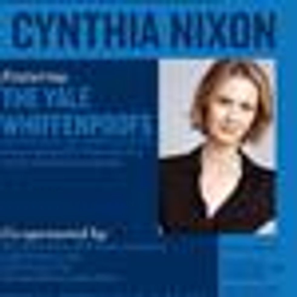 Yale Whiffenpoofs to Honor Cynthia Nixon with Special Concert 