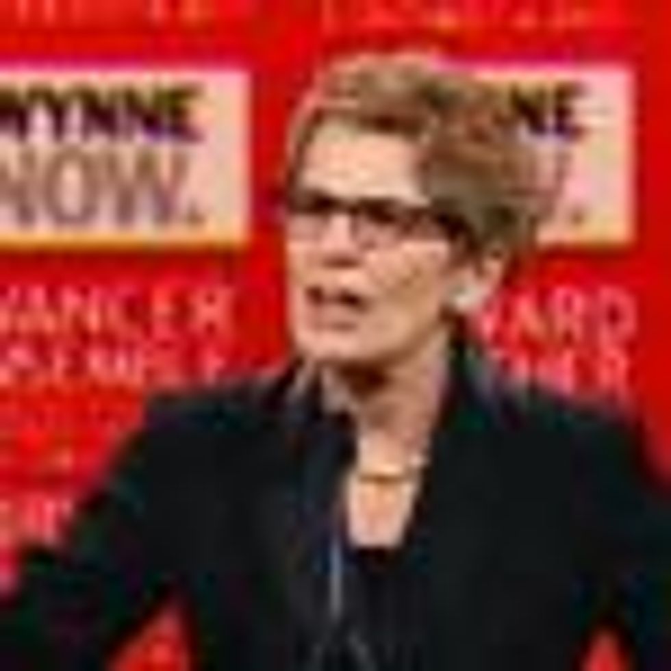 Watch: Kathleen Wynne Becomes Canada's First Out Lesbian Premier 