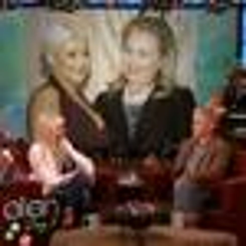 Watch: Ellen DeGeneres Quizzes Christina Aguilera about Hillary Clinton Boob Gawking Shot 