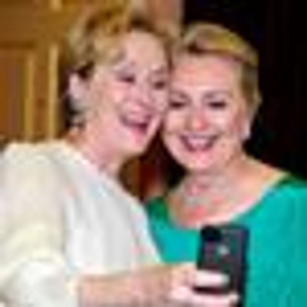 Shot of the Day: Meryl Streep and Hillary Clinton Create a New Meme? 