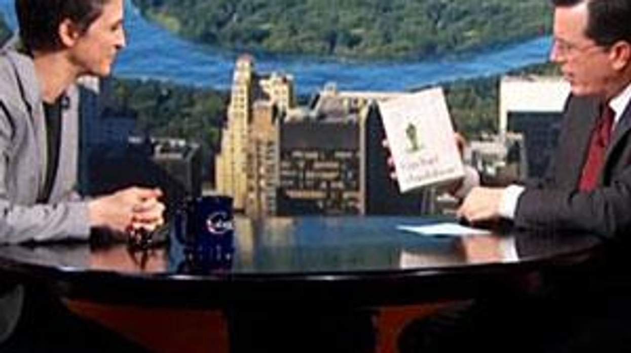 Watch: Almost Gleeful Rachel Maddow Breaks Down Election Results with Stephen Colbert