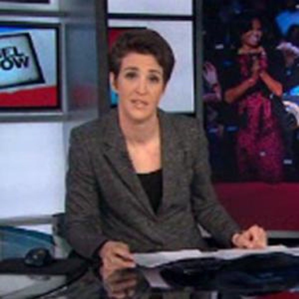 Watch: Rachel Maddow Says Republicans 'Shellacked' by Election