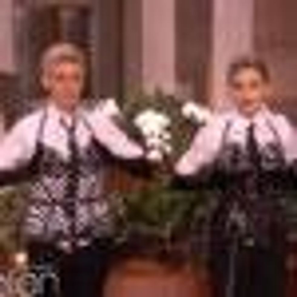 Watch: Preview of Ellen DeGeneres and Madonna Rocking Cone-Shaped Bras Like it's 1990
