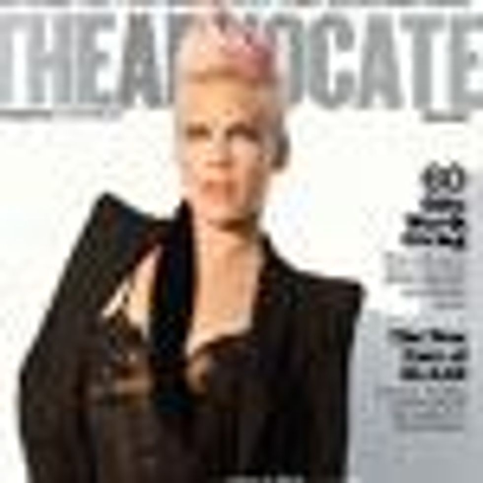 P!nk Talks to The Advocate about Persistent Bisexual Rumors, LGBT and Lesbian 'Girlfriends' of Yore