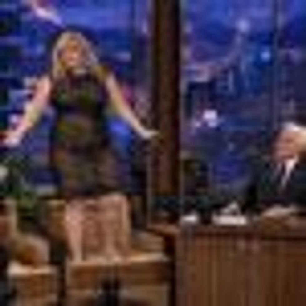Watch: Rebel Wilson's on 'The Edge of Glory' on Leno's Couch