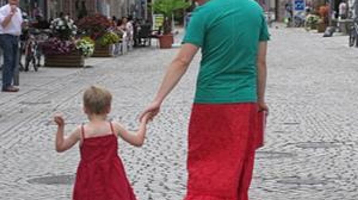 Dad Wears Dress in Solidarity With Dress-Loving Son