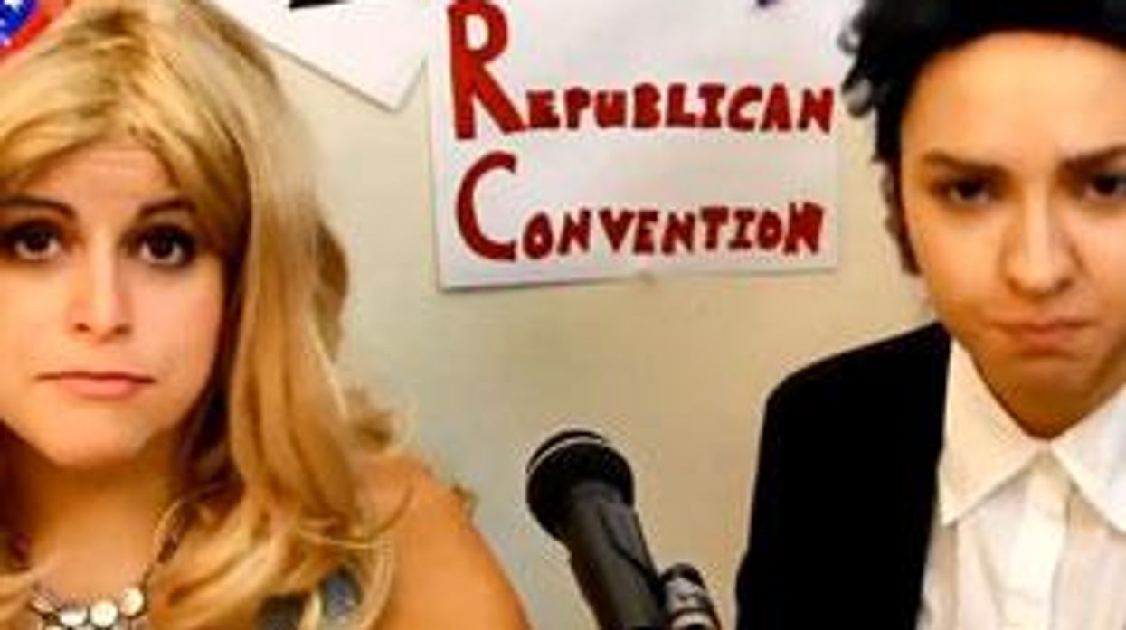 Watch: Bria and Chrissy in Romney Drag - 'RNC 2012 Someone Gets to Be a Dad'