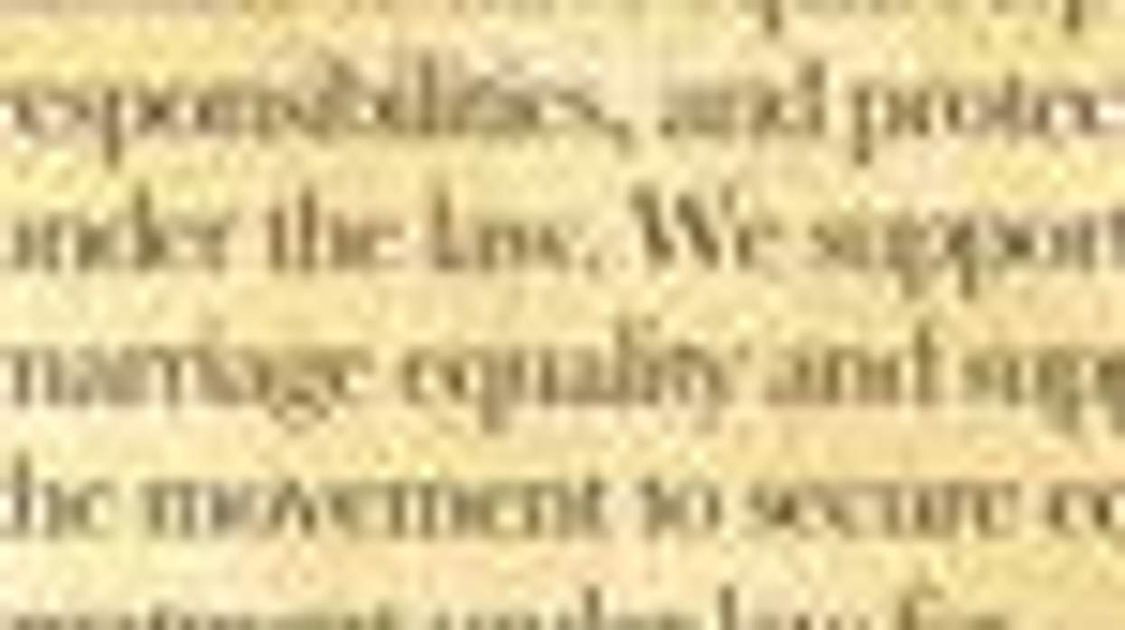 Democrats Propose Full Marriage Backing and DOMA Repeal for Platform