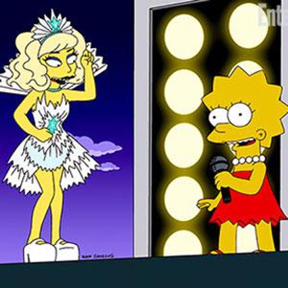 SheWired Shot of the Day: Lady Gaga on 'The Simpsons'