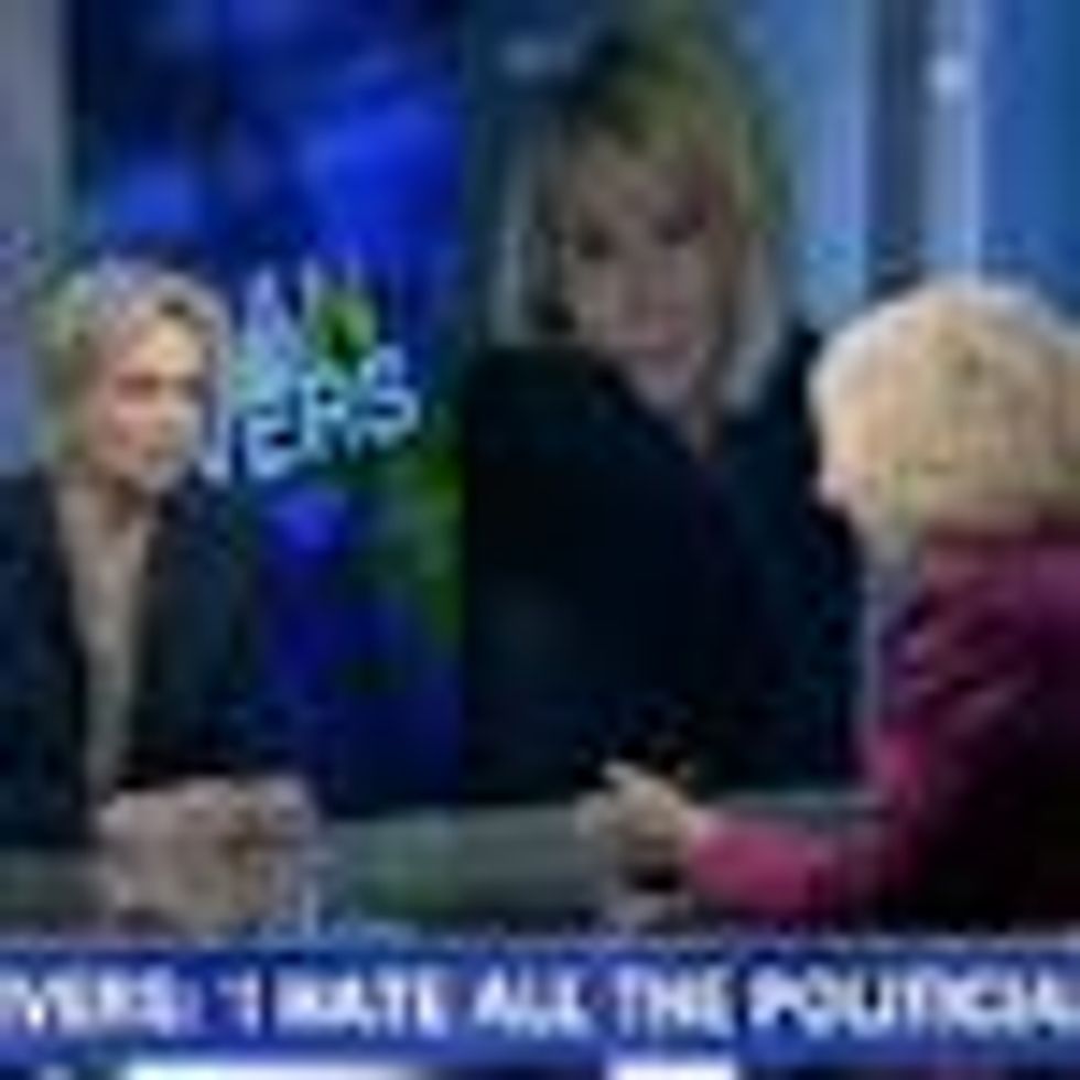 Jane Lynch and Joan Rivers Talk Politics, Contraception and Cialis - Video