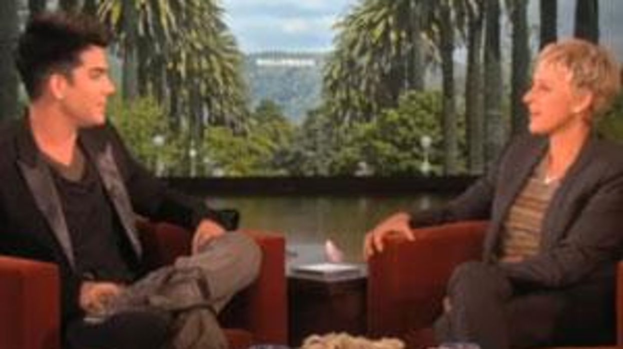 'American Idol' Star Adam Lambert on The Ellen Show - Video