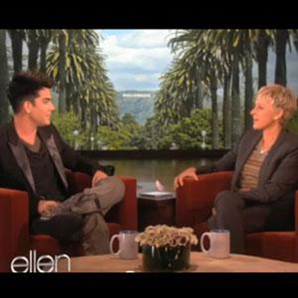 'American Idol' Star Adam Lambert on The Ellen Show - Video