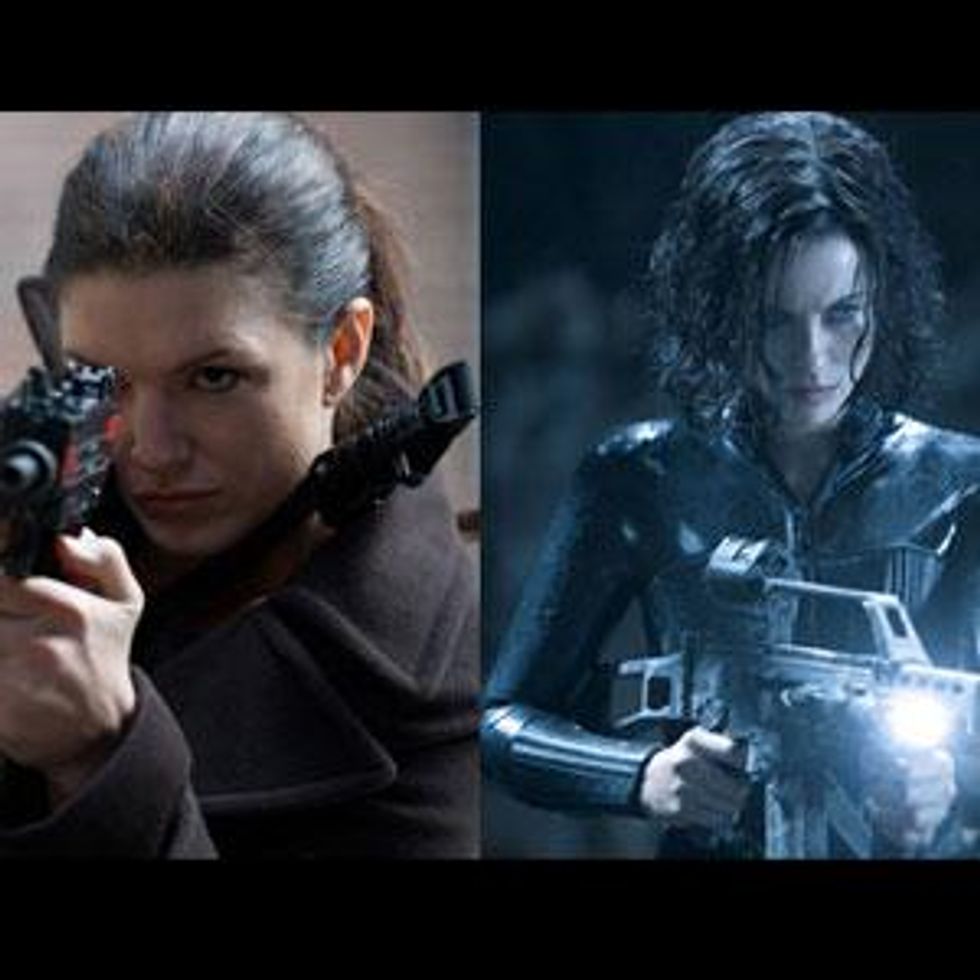 Gina Carano and Kate Beckinsale Kick Ass at the Movies this Weekend: Video