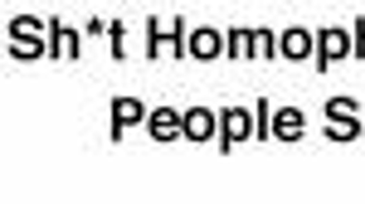 'Shit Homophobic People Say' Courtesy of Lambda Legal: 'No Spoofing Necessary' VIDEO