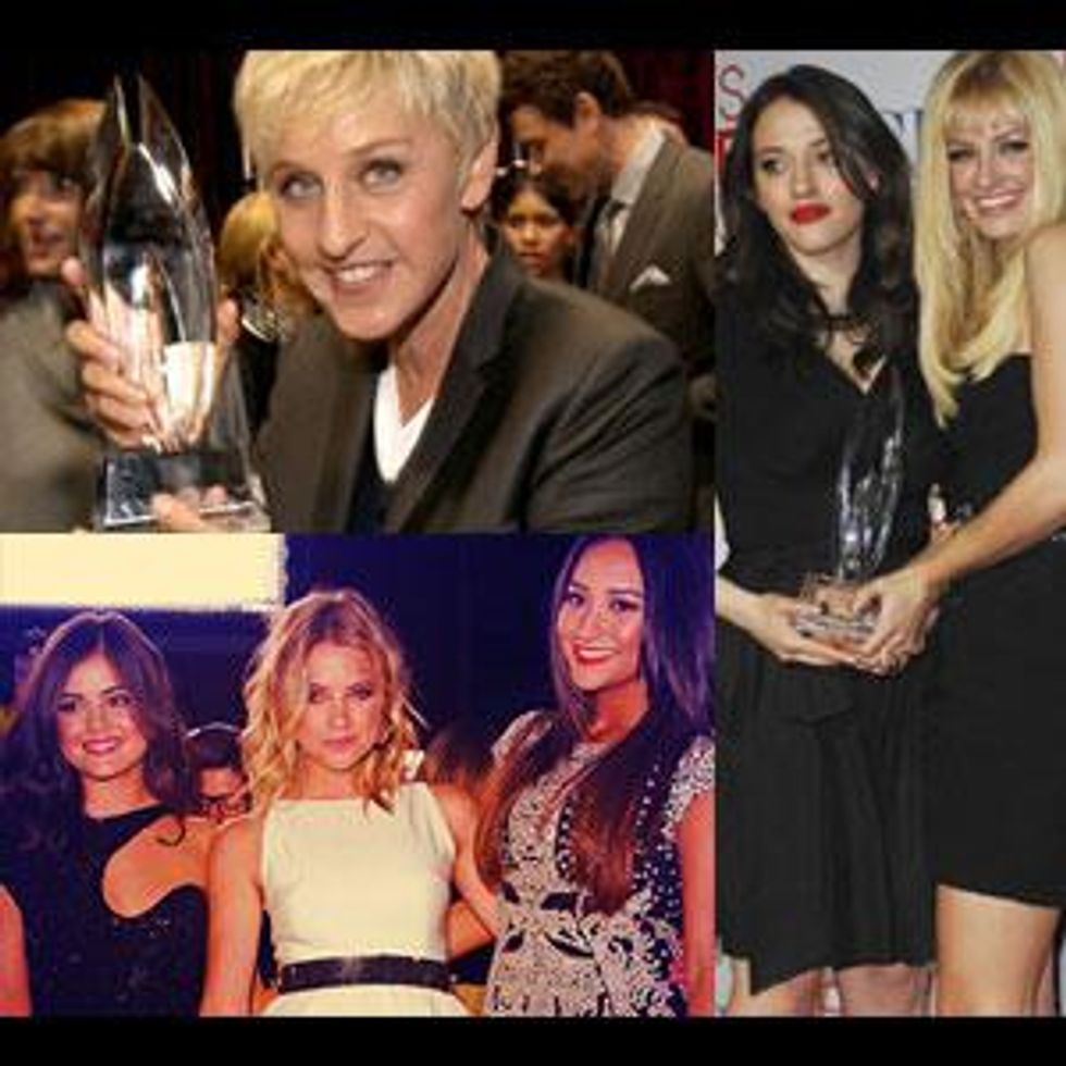 People's Choice Awards Go To LGBT Faves Ellen DeGeneres, Pretty Little Liars, Lady Gaga and More...