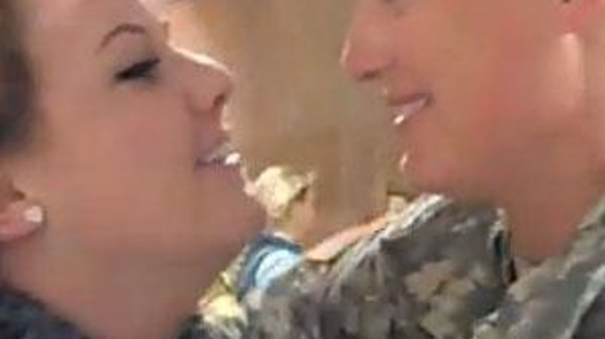 Lesbian Soldier on Leave Gets Engaged: WATCH this Sweet Video