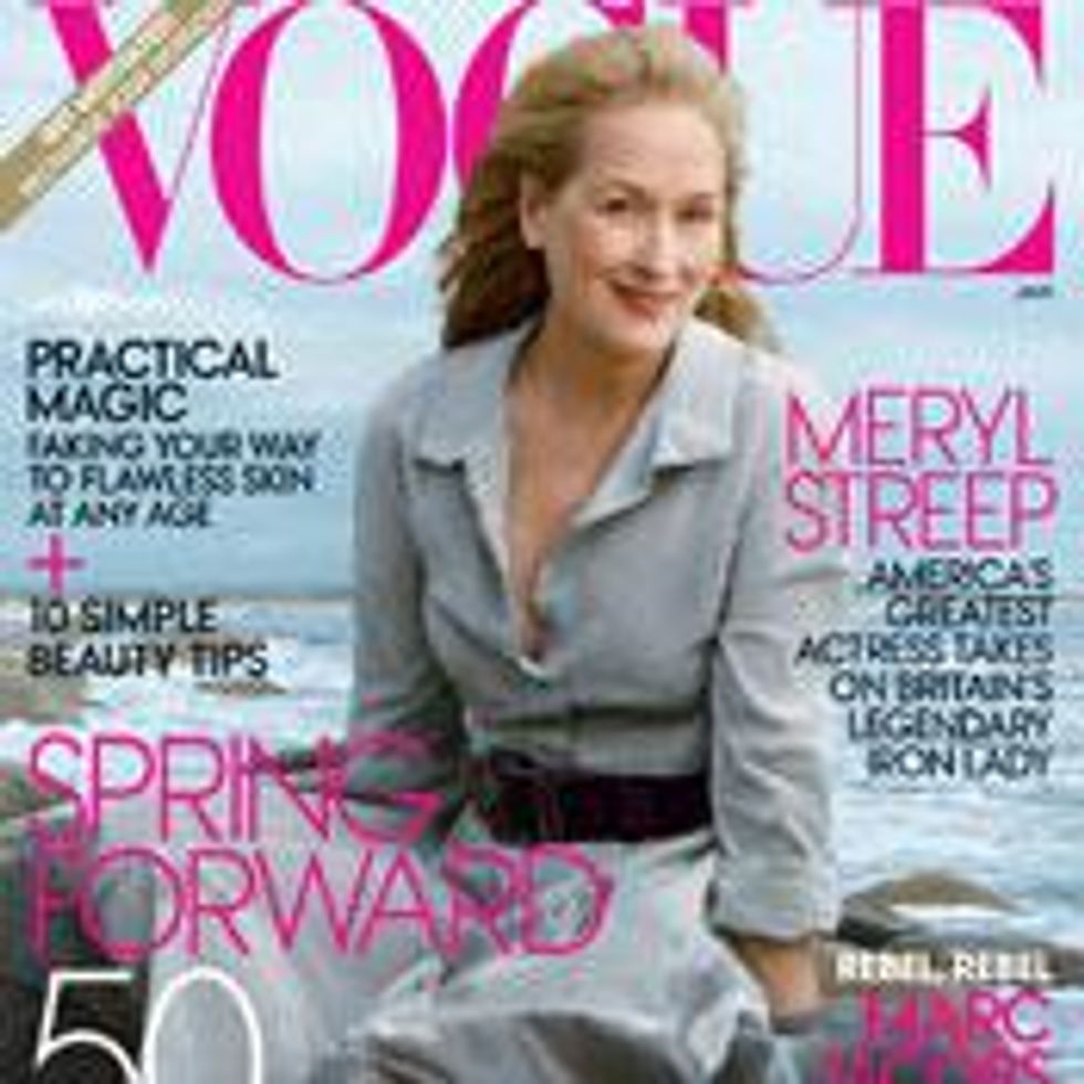 SheWired Shot of the Day: Meryl Streep's First American Vogue Cover! 