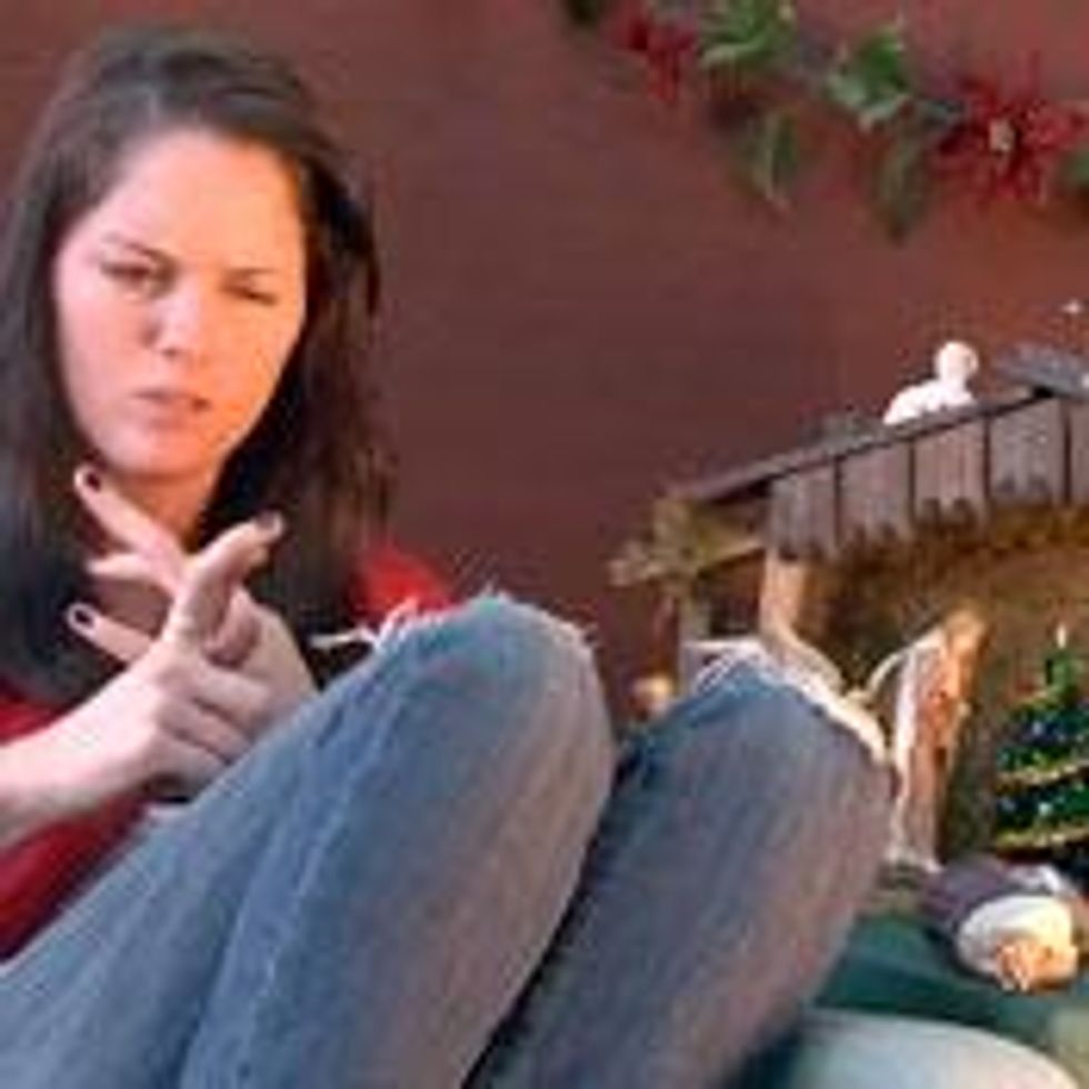 Faux Kristen Stewart Explains The Story of Christmas - Video