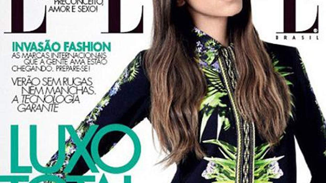 SheWired’s Shot of the Day: Lea T.’s First Mainstream Cover - Elle Brazil in Givenchy