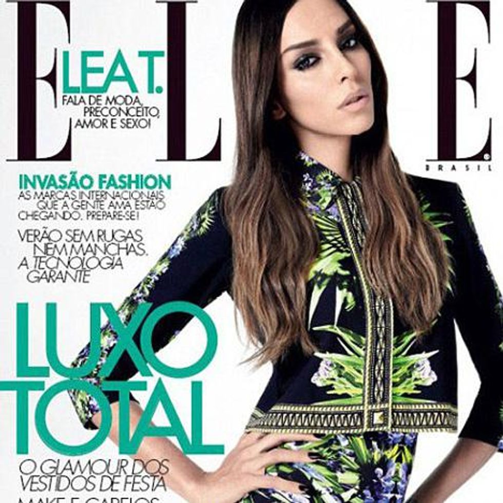 SheWired’s Shot of the Day: Lea T.’s First Mainstream Cover - Elle Brazil in Givenchy
