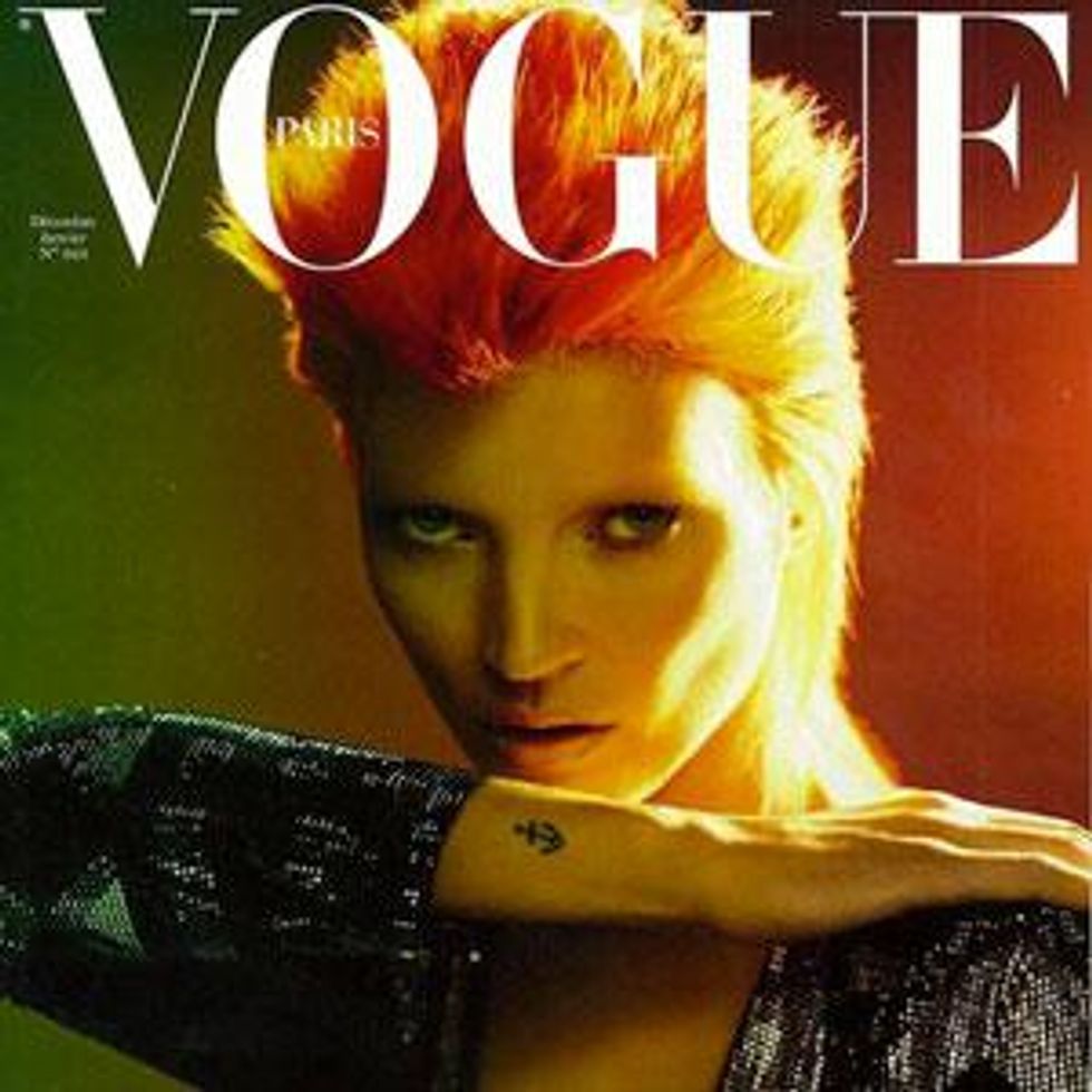 SheWired Shot of the Day: Kate Moss Does Bowie for French Vogue