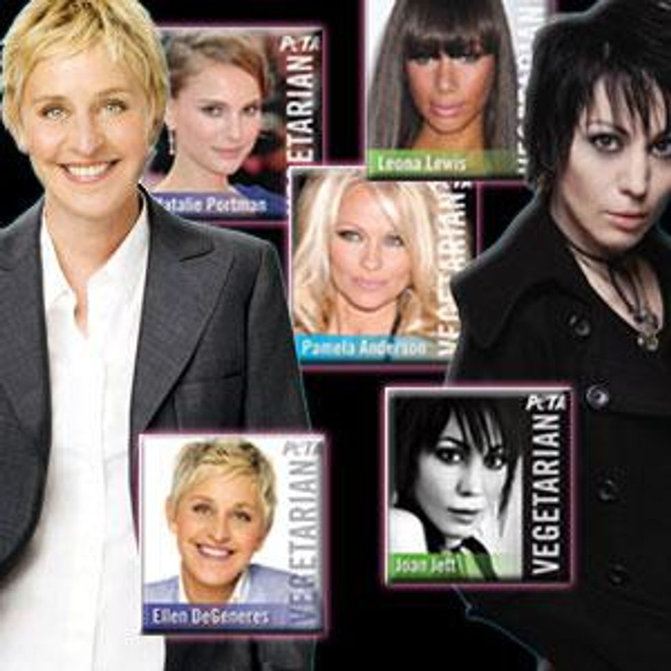 Lick Ellen DeGeneres and Joan Jett for a Cause Thanks to PETA and the US Postal Service