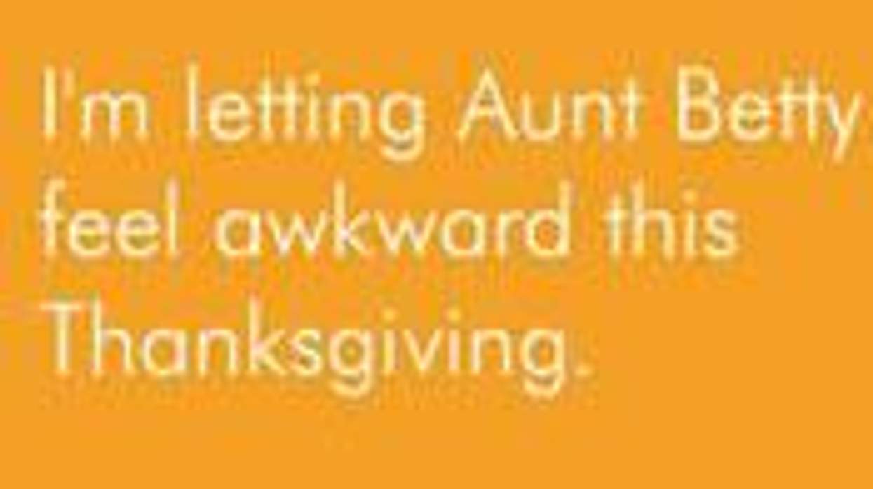 GLAAD Asks LGBTs To Make This an “#awkwardthanksgiving