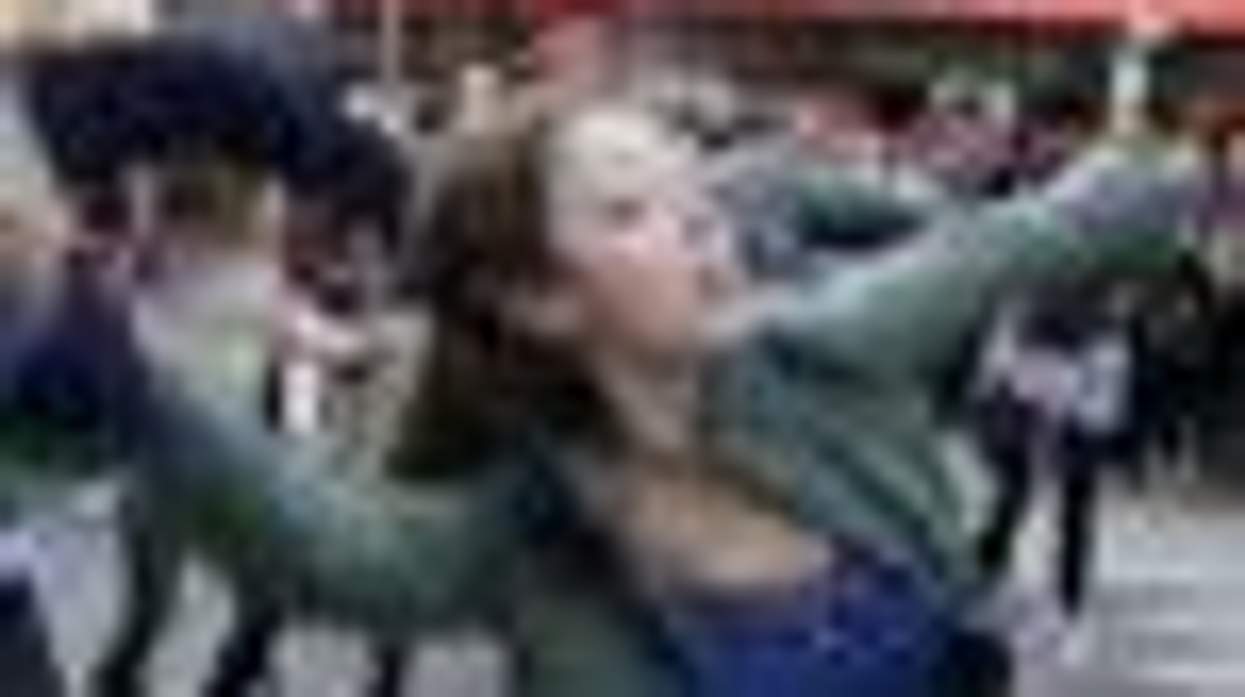 The Jets Go Co-Ed with West Side Story Flash Mob in Times Square