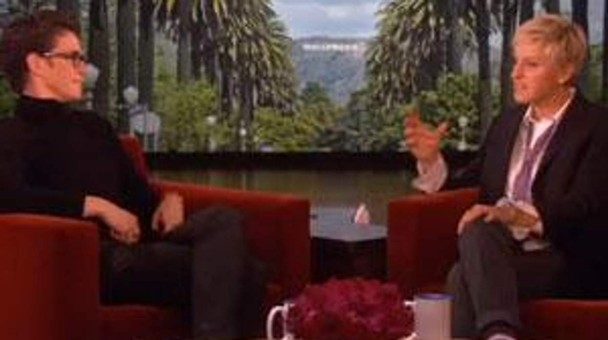 Rachel Maddow on The Ellen Show: Media Doesn't Treat Women Fairly