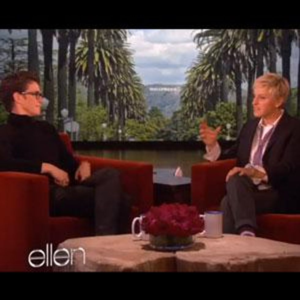 Rachel Maddow on The Ellen Show: Media Doesn't Treat Women Fairly