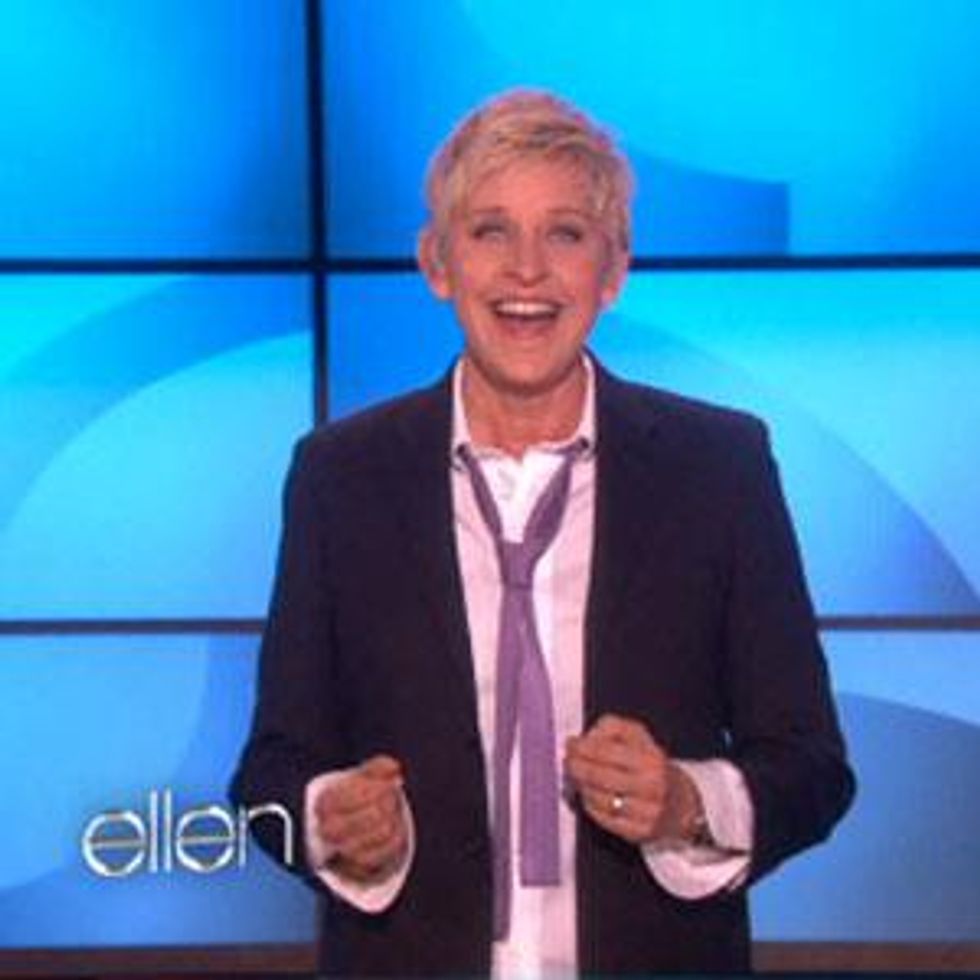 Ellen DeGeneres Celebrates Spirit Day - Video