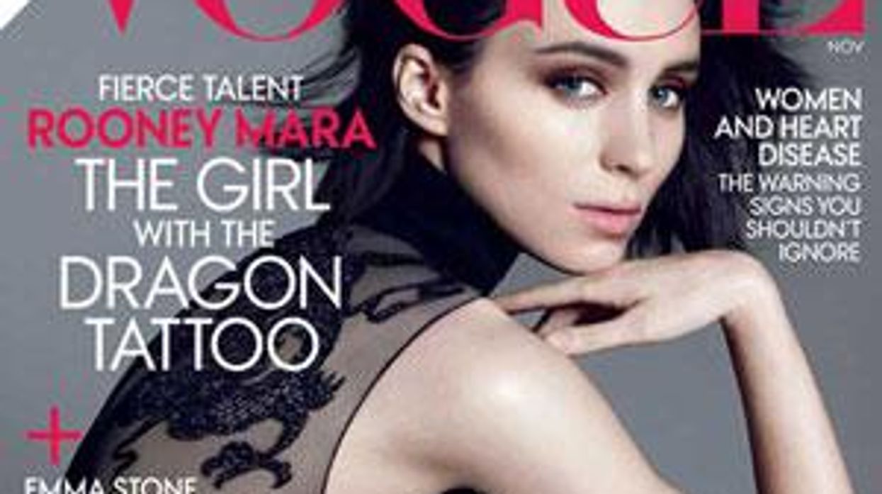 SheWired's Shot of the Day: Rooney Mara Goes Dragon Tattoo Chic for Vogue