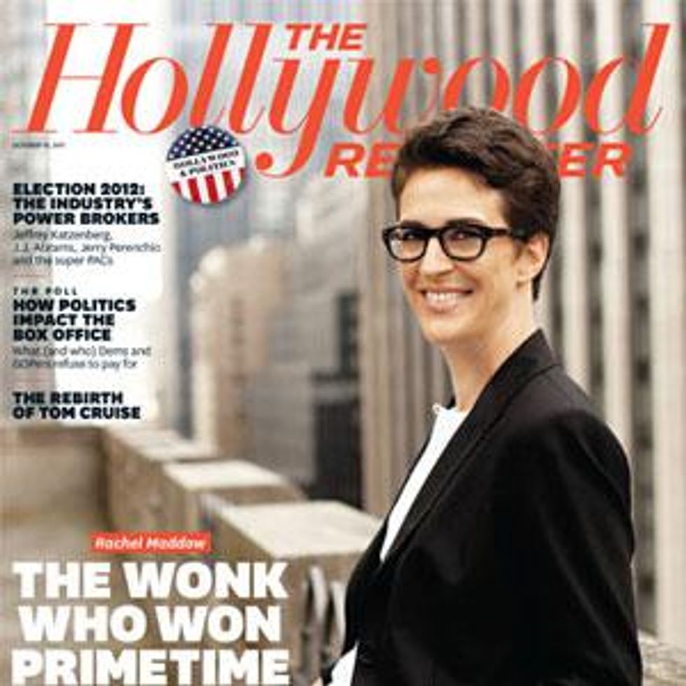 Hollywood Reporter Cover Girl Rachel Maddow's Admirers Include Sarah Palin! 