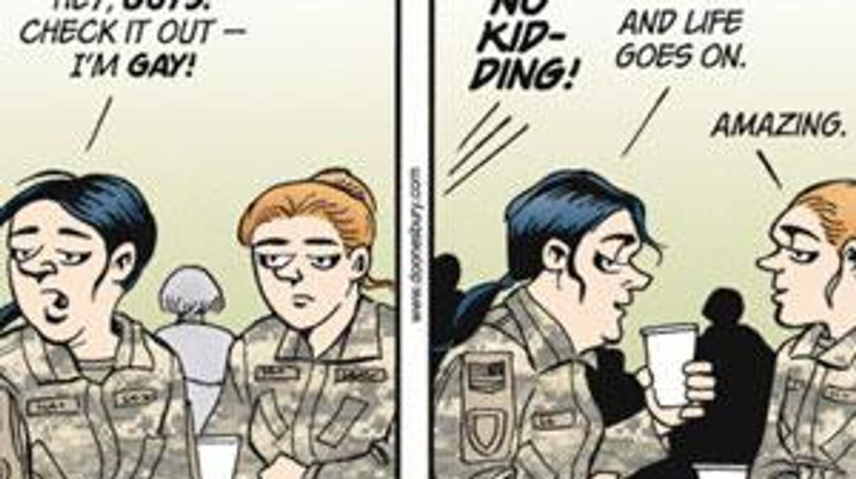 Doonesbury Character Roz Comes Out After End of DADT