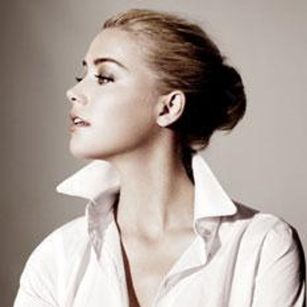 SheWired Shot of The Day Amber Heard Suits Up and Praises The “Woman I