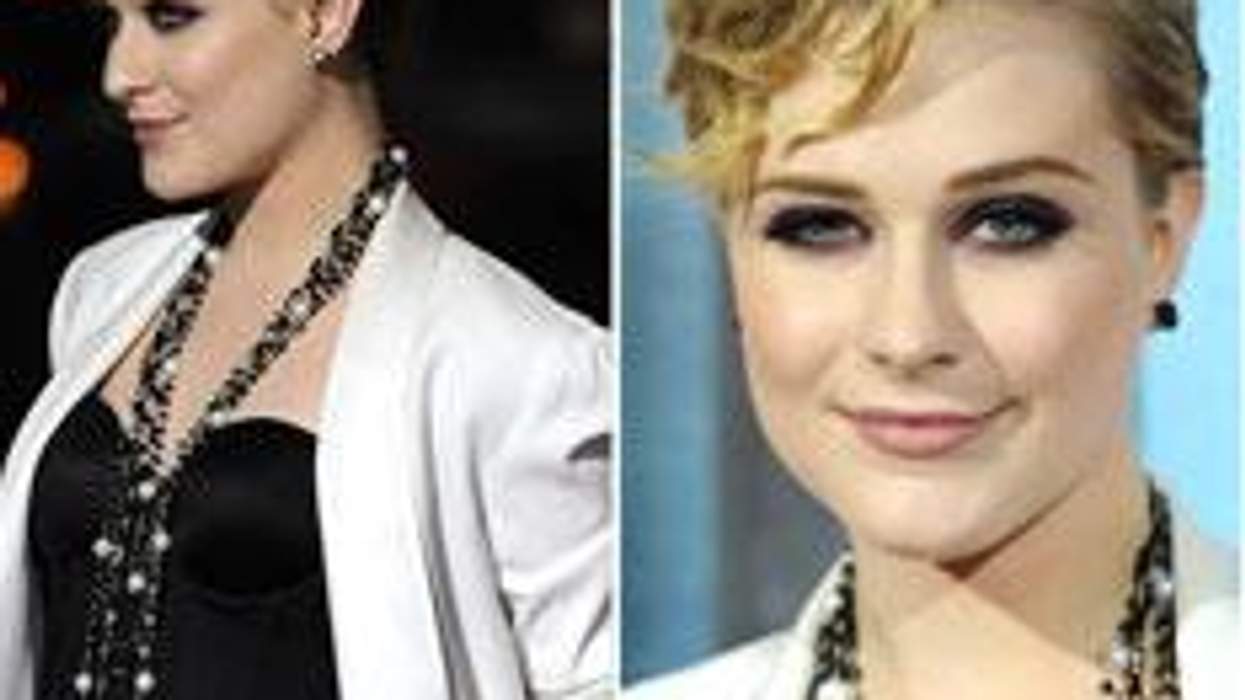 SheWired Shot of The Day: Evan Rachel Wood White Hot Tux